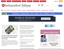 Tablet Screenshot of independenttribune.com